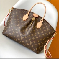 Top Grade Louis Vuitton Monogram Canvas Boetie Metal Zipper Tote Bag M45987