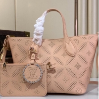 Promotional Louis Vuitton Mahina Leather Blossom Perforated Cowhide Small Handbag M13839