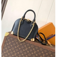 Discount Louis Vuitton Original Leather Alma Trunk BB Handbag M29091 Black
