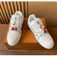 Trendy Design Louis Vuitton LV Trainer line Blue 60701002