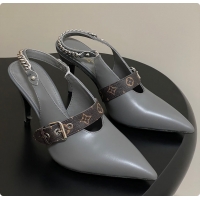 Buy Luxury Louis Vuitton LV Vibe Slingback Pump Gray 60701003