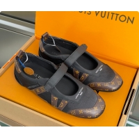 Pretty Style Louis Vuitton LV Sneakerina Mary Jane Black 60701010