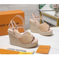 Discount Louis Vuitton LV Mare Wedge Sandal Nude 60701011