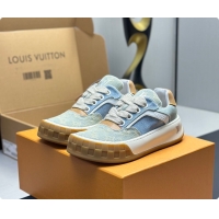Most Popular Louis Vuitton LV Tilted Sneaker Blue Denim 60701015