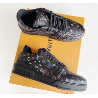 Shop Duplicate Louis Vuitton LV x TM LV Trainers Black 60701020