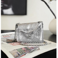 Buy Grade Chanel Small 2.55 MINAUDIERE Silver-Tone Metal AS2315 Silver Spring Summer 2026