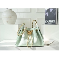 Best Product Chanel 25 MINI HANDBAG Grained Calfskin & Gold-Tone Metal AS5631 Light Green Spring Summer 2026
