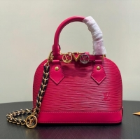 Best Quality Louis Vuitton Alma Mini LV&I Chain Water Ripple Shell Bag M14339 2026