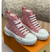 Top Grade LV Squad Sneaker Boot Pink 60701104