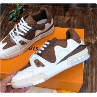 Popular Style LV Trainer Sneaker Brown 60701106