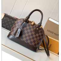 Pretty Style Louis Vuitton Damier Ebene Canvas Alma BB Bag M53152