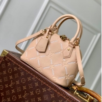Famous Brand Louis Vuitton Cowhide Leather Alma BB Top Handle Handbag M28458