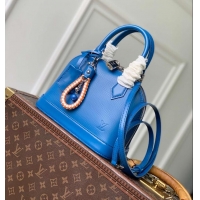 Reasonable Price Louis Vuitton Alma BB Imported Cowhide Top Handle Bag M28902 Blue