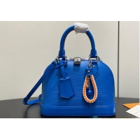 Reasonable Price Louis Vuitton Alma BB Imported Cowhide Top Handle Bag M28902 Blue