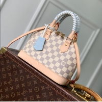 Hot Sell Cheap Louis Vuitton Damier Azur Canvas Alma BB Top Handle Bag N40902