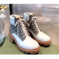Best Grade Gucci GG Supreme Double G Ankel Boots 60701409