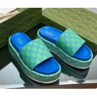 Durable Gucci Spring-Summer 2026 Green/Blue 5.5cm 60701412