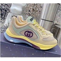 Top Grade Gucci Run Sneaker Yellow Men/ Women 60701507