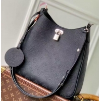 Best Price Louis Vuitton Mahina Leather All Around Bag M14617 Black 2026