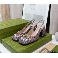 Durable Gucci Lovelight Crystal High Pumps - Multicolour 60701608