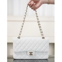 Reasonable Price Chanel Caviar Medium Classic 2.55 Double Flap Bag CH5896 White 2026