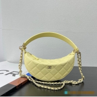 Reasonable Price Chanel Clutch with chain Grained Calfskin CH59902 Light Yellow 2026