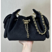 Top Quality Chanel 25 Mini Handbag Metiers D'art Lambskin & Gold-Tone Metal AS5631 Black 2026