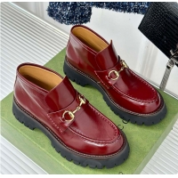 Charming Gucci Loafer Horsebit Rouge 60702021