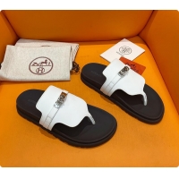 Best Price Hermes Slipper White 60702208