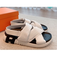 Buy Luxury Hermes Electric Sandal In White 60702303