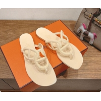 Good Looking Hermes Egerie sandal Cream 60702404