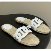 Buy Luxury Hermes Famosa Espadrille Blanc 60702406