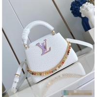 Top Quality Louis Vuitton Confetti Collection Mini Capucines Taurillon Leather M09387