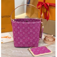 Best Quality Louis Vuitton Monogram Denim All In BB M27358 Fuchsia 2026
