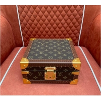 Luxury Cheap Louis Vuitton Monogram Canvas Jewelry Box Lagoon Blue M27369 2026