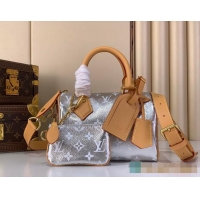 Pretty Style Louis Vuitton Speedy P9 Bandouliere 20 In Soft Calfskin M24426 Silver