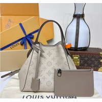 Best Quality Louis Vuitton Mahina Leather Hina MM M54355 Gray 2026