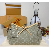 Good Looking Louis Vuitton Monogram Denim Carryall Cargo PM M29056 Khaki 2026