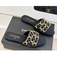 Hot Style Chanel Mules Lambskin & Grosgrain Black 60703021