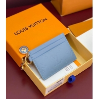 Good Quality Louis Vuitton LV Charms Card Holder M28285 Grape Blue 2026