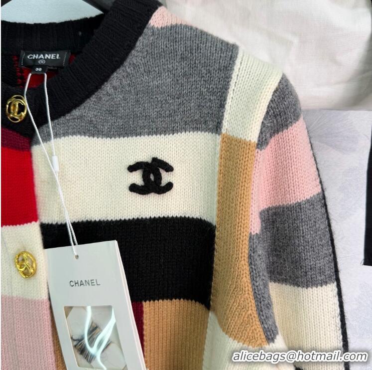 ​Best Quality Chanel Cardigan In Cashmere And Wool CH2564 Black/Red/Multicolor 2026