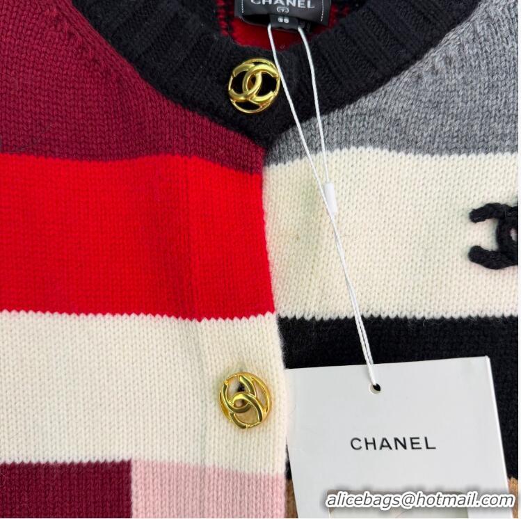 ​Best Quality Chanel Cardigan In Cashmere And Wool CH2564 Black/Red/Multicolor 2026
