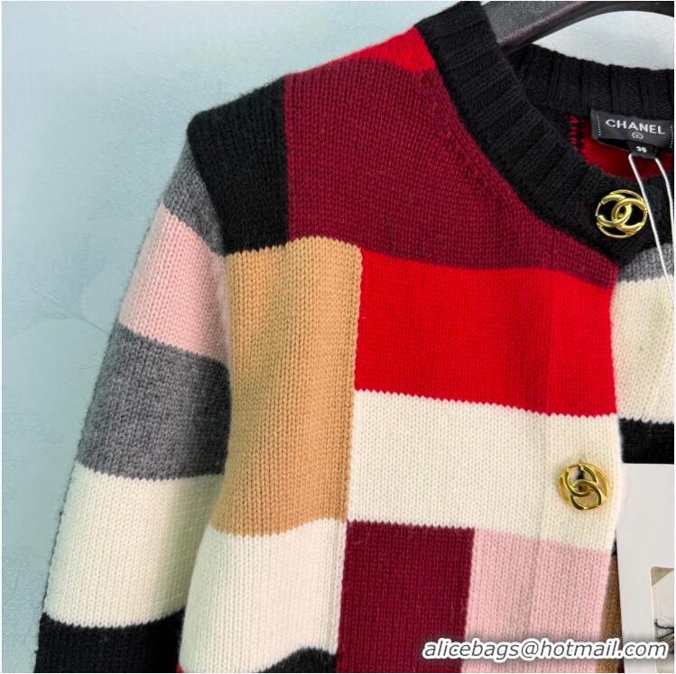 ​Best Quality Chanel Cardigan In Cashmere And Wool CH2564 Black/Red/Multicolor 2026