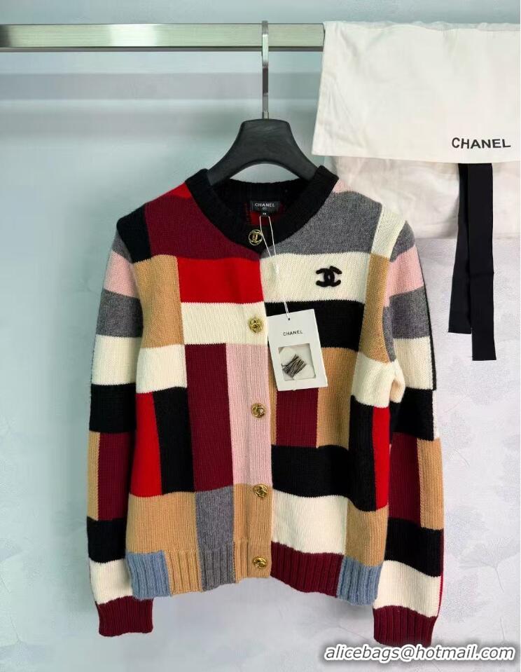 ​Best Quality Chanel Cardigan In Cashmere And Wool CH2564 Black/Red/Multicolor 2026
