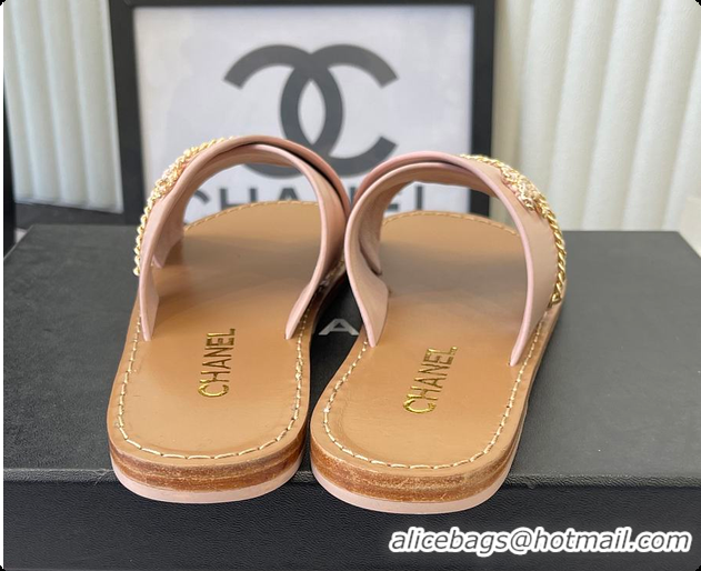 Purchase Chanel Mules Calfskin, light beige 6080212
