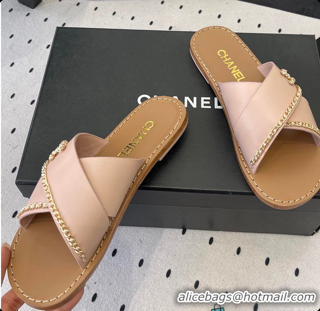 Purchase Chanel Mules Calfskin, light beige 6080212