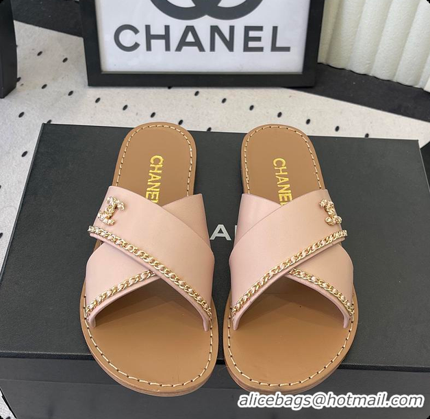Purchase Chanel Mules Calfskin, light beige 6080212
