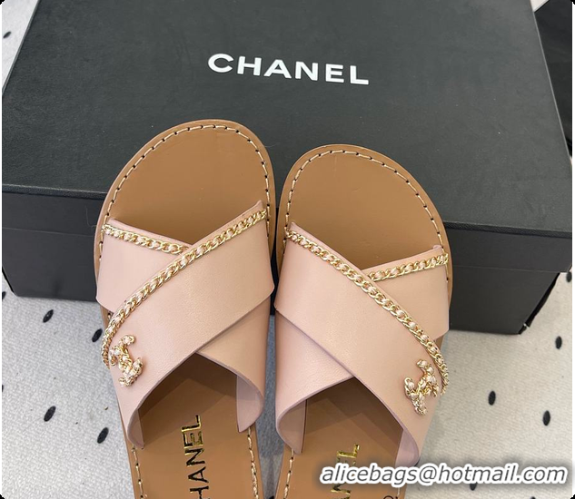 Purchase Chanel Mules Calfskin, light beige 6080212