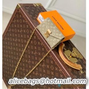 Buy Promotional Louis Vuitton Monogram Denim Pouch Metis Belt M4622Z Green