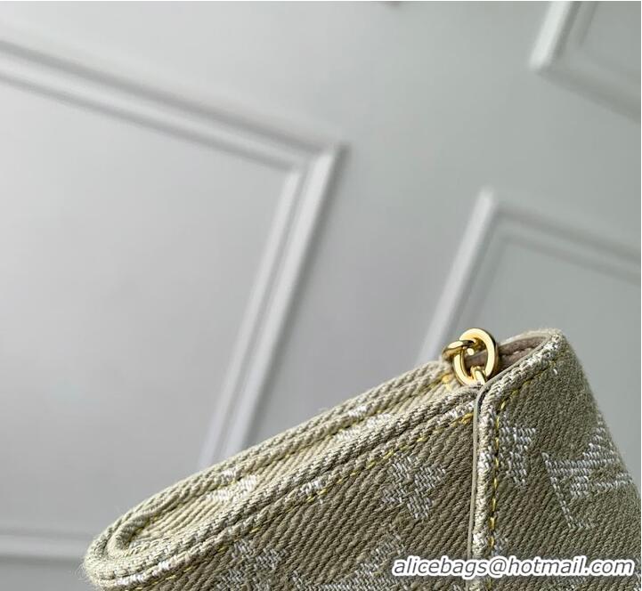 Buy Promotional Louis Vuitton Monogram Denim Pouch Metis Belt M4622Z Green